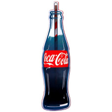 Coca-Cola bottle lenticular wood sign